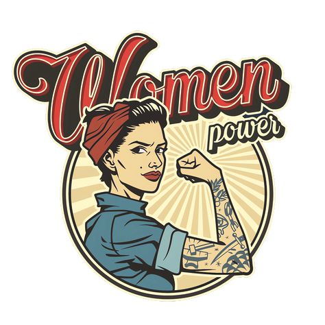 Rosie the Riveter Metal Wall Art, Strong Woman Metal Decor, Metal Iconic Poster, Strong Girl Decor, Gift for Her, Feminist Girl Decor, Art Girl Power Tattoo, Power Tattoo, Woman Power, Women Power, Rosie The Riveter, Images Vintage, Retro Comic, Vintage Pinup, Vintage Canvas