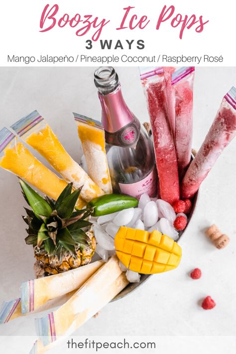 Boozy Pops, Boozy Ice Pops, Popsicle Cocktail, Alcoholic Popsicles, Homemade Ice Pops, Poolside Snacks, Chocolate Greek Yogurt, Boozy Popsicles, Frozen Cocktail Recipes