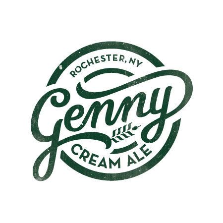 Genny Cream Ale Logo #logo Barber Aesthetic, Magic Letters, Logo Rond, Typographie Logo, Happy Future, Hand Lettering Logo, Sea Dog, Vintage Logos, Circle Logo Design