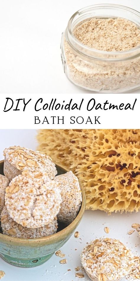 Oatmeal Bath For Rash, Diy Colloidal Oatmeal, Oatmeal Bath Recipe, Aveeno Oatmeal Bath, Diy Oatmeal Bath, Oatmeal Bath Soak, Molluscum Contagiosum, Diy Bath Soak, Detox Bath Recipe