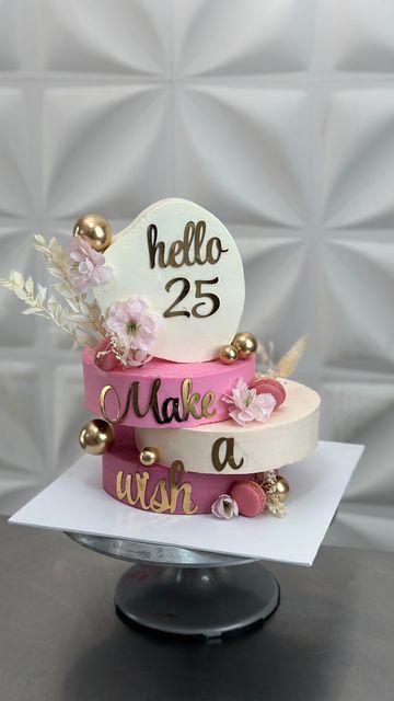 55 Birthday Cake, Trending Cakes, Stacked Cake, 55 Birthday, Cake Cafe, 55th Birthday, July 15, Birthday Cakes, Cake Designs