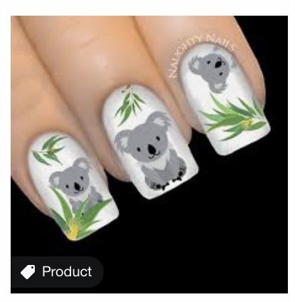 Elephant Nails, Elephant Coloring, Elephant Coloring Page, Sticker Tattoo, Animal Nail Art, Water Nails, Nail Art Pictures, Animal Nails, Water Transfer