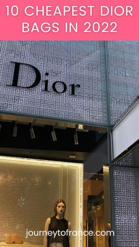 Are you curious to know the cheapest Dior bags in 2022? The French luxury fashion brand Dior is well-noted for many bags that are definitely worth the splurge. However, if you’re looking for a bag from a French brand that you can afford, we have created a list of the cheapest Dior bags in the … The post 10 Cheapest Dior Bags In 2022 appeared first on Journey To France. Dior Price, Elegant Pouch, Round Pouch, French Luxury Brands, Famous Houses, French Luxury, Dior Logo, Dior Book Tote, Popular Bags