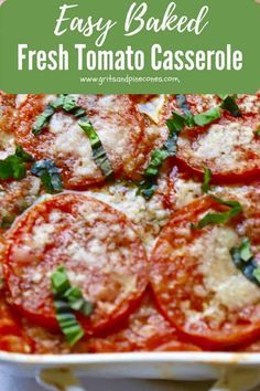 What To Do With Excess Tomatoes, Fresh Tomato Recipes Dinners, Tomato Recipes Dinner, Recipes Using Fresh Tomatoes, Recipes With Fresh Tomatoes, Excess Tomatoes, Roma Tomato Recipes, Tomato Recipes Healthy, Baked Tomato Recipes