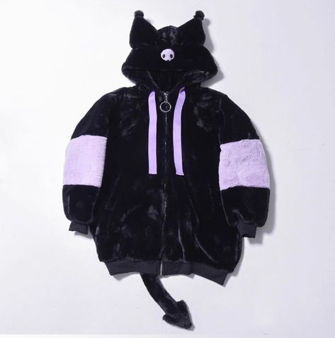 Kuromi Clothes, Unique Clothing Stores, Sanrio Clothes, Kawaii Outfit Ideas, Estilo Harajuku, Techwear Fashion, Alt Clothes, Rash Guard Swimwear, Kawaii Harajuku