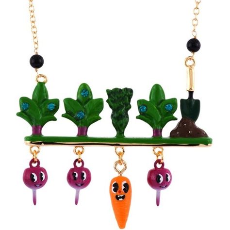 Les Nereides My Veggie Garden Carrot And Radishes Under Ground... (€81) ❤ liked on Polyvore featuring jewelry, necklaces, multicolor, 14 karat gold necklace, multi colored necklace, 14k jewelry, chains jewelry and 14 karat gold jewelry The Cowardly Lion, Under Ground, Colored Necklace, Les Nereides, Multi Coloured Necklaces, Sleeper Earrings, Radishes, Veggie Garden, Colourful Necklace