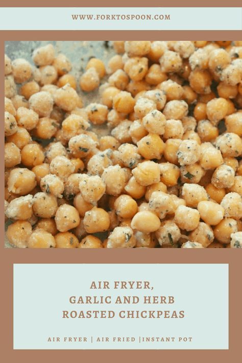 Garlic Roasted Chickpeas, Garbanzo Beans In Air Fryer, Airfryer Roasted Chickpeas, Airfry Chickpea, Air Fryer Recipes Chickpeas, Roasted Chickpeas In Air Fryer, Air Fryer Chick Peas Garlic Parmesan, Roasted Garbanzo Beans Air Fryer, Air Fryer Roasted Chickpeas