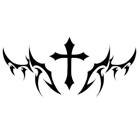 Cross Cybersigilism, Hand Tattoos Y2k, Tatuagem Y2k, Y2k Cross Tattoo, Tattoo Cross Designs, Cybersigilism Cross, Cybersigilism Design, Tattoo Designs Cross, Sigil Tattoos