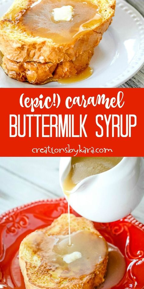 German Pancake Syrup Recipe, Diy Pancake Syrup, Buttermilk Syrup Recipe, Butter Syrup Recipe, Caramel Syrup Recipe, Pancake Syrup Recipe, Buttermilk Syrup, Syrup Recipes, German Pancakes