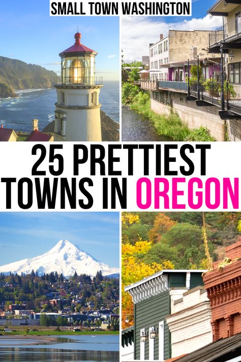 Best small towns in Oregon | Cute small towns in Oregon | Oregon small towns to visit | where to go in Oregon | Oregon travel tips | places to visit in Oregon | Oregon hidden gems | Oregon coast towns | Oregon travel bucket list | Oregon travel beautiful places | Oregon travel road trips | Where to visit in Oregon | things to do in Oregon | prettiest Oregon towns | where to travel in Oregon | best Oregon travel destinations | traveling in Oregon | prettiest towns in OR | where to go in Oregon Cool Places In Oregon, Things To Do In Oregon Fall, Welches Oregon, Small Town Washington, Things To Do In Oregon, Travelling Usa, Travel Oregon, Oregon Vacation, Oregon Road Trip