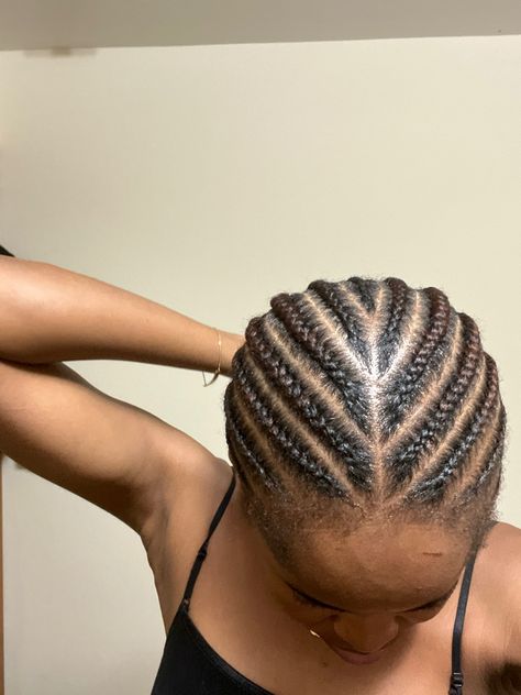 All back neat Cornrows All Back, All Back Hairstyle, Back Hairstyle, Natural Hair Stylists, Cornrow, Hair Stylists, Short Natural Hair Styles, Hair Tutorials, Hairstyles For School