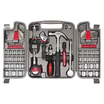 Apollo Tools 79 Piece Multi Purpose Tool Kit Basic Tool Kit, Claw Hammer, Hand Tool Kit, Hand Tool Set, Hand Tool Sets, Multipurpose Tools, Precision Tools, Adjustable Wrench, Mechanic Tools