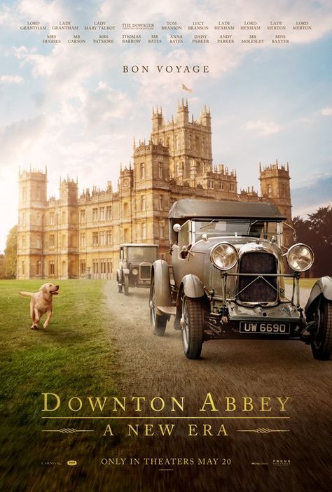 Click to View Extra Large Poster Image for Downton Abbey 2 Downton Abbey A New Era, Watch Downton Abbey, Simon Curtis, Downton Abbey Movie, Dominic West, Elizabeth Mcgovern, Hugh Bonneville, Julian Fellowes, Dowager Countess