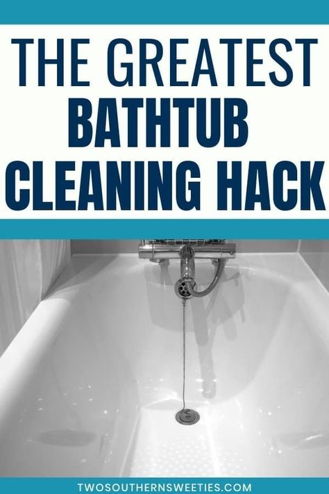 Is your bathtub dirty and in need of some serious cleaning hacks and tips? Discover how to clean your dirty bathtub, remove soap scum, and to reveal a beautiful tub. Without breaking your back! #howtoclean #cleaningtips #cleaninghacks #cleaning #bathtubcleaninghack Bathtub Cleaning, Bathtub Cleaner, Expensive Decor, Clean Bathtub, Best Cleaner, Bath Cleaning, Acrylic Tub, Dawn Dish Soap, Tub Cleaner