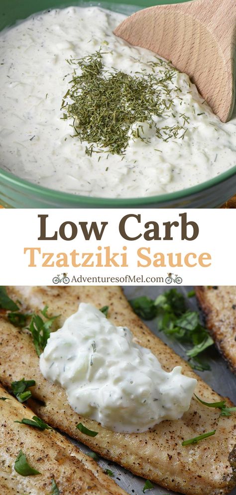 Sauce With Sour Cream, Greek Tzatziki, Healthy Dip Recipes, Tzatziki Sauce Recipe, Homemade Tzatziki Sauce, Keto Appetizers, Salsa Recipes, Homemade Tzatziki, Keto Side