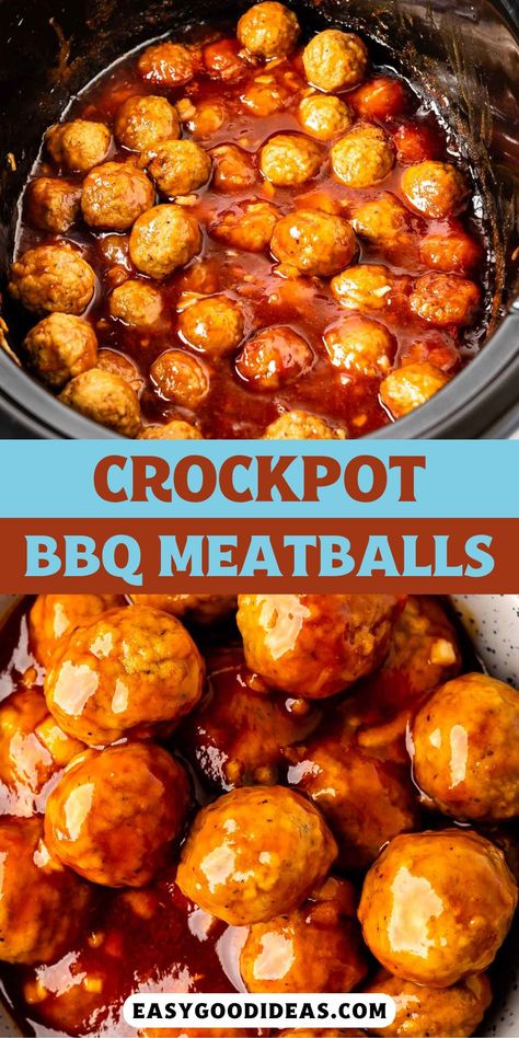 Sides With Meatballs, Barbecue Meatballs Crockpot, Meatballs Appetizers For Party, Porcupine Meatballs Easy, Meatball Sauce Recipes, Crockpot Bbq Meatballs, Bbq Chicken Meatballs, Meatball Appetizer Recipes, Slow Cooker Bbq Meatballs