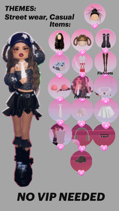 #NonVip, Grunge, Dress to impress, street wear, Casual Grunge Outfits Dresses, Outfit Ideas Grunge, Fancy Dress Code, Kpop Dress, Casual Oufits, Outfit Grunge, Streetwear Dress, Street Wear Outfits, Aesthetic Roblox Royale High Outfits