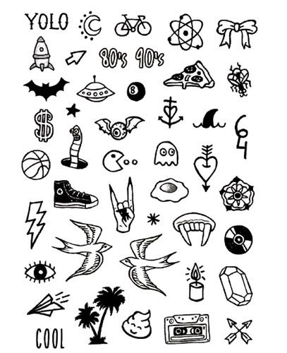 Flash Art Tattoos, Stick Tattoo, Stick Poke Tattoo, Basic Tattoos, 심플한 그림, Tato Henna, Kunst Tattoos, Sharpie Tattoos, Doodle Tattoo