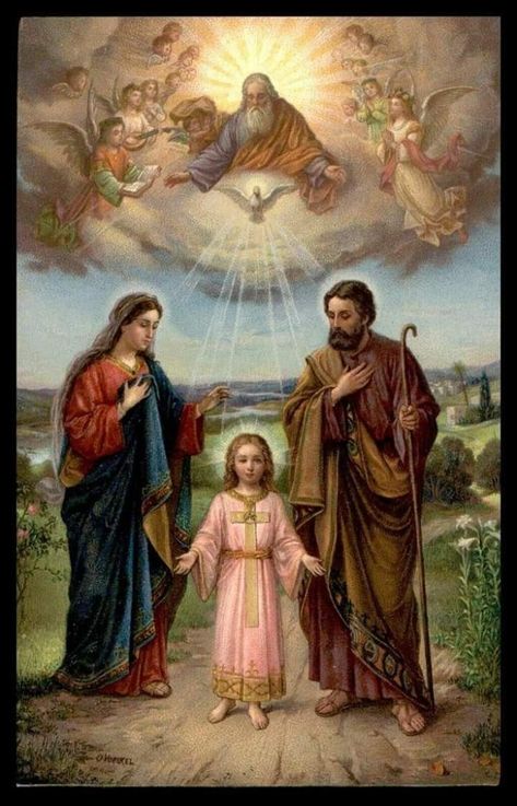 Vintage Holy Cards, Mother Mary Images, Jesus And Mary, Catholic Pictures, Jesus Christ Painting, Jesus Mary And Joseph, Religious Pictures, Jesus And Mary Pictures, Jesus Christ Art