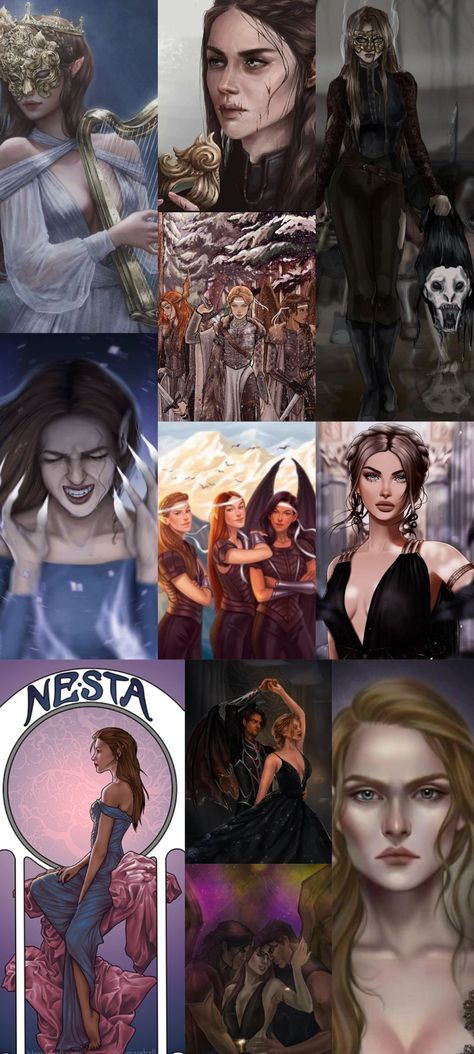 Gwen Fanart Acotar, Nesta Valkyrie Fanart, Nesta Archeron Valkyrie, Nesta Gwyn Emerie Bracelets, Nesta Gwen And Emerie, Nesta Gwyn Emerie Blood Rite, Lanthus Acotar, Gwynn Acotar, Lanthus Acosf