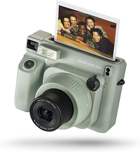 Amazon.com : Fujifilm INSTAX Wide 400 Instant Camera - Sage Green : Electronics Fujifilm Instax Wide, Instax Wide, Instant Film Camera, Remote Camera, Fujifilm Camera, Fish Eye Lens, Instant Photos, Instant Film, Color Film