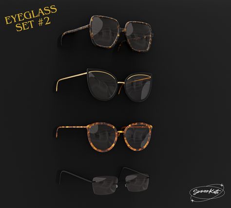 Eyeglass Set #2 (v2) updated | Patreon Sims Cc Accessories, Sims4 Accessories, Sims 4 Free Mods, Ts4 Accessories, Sims 4 Cc Accessories, Sims Accessories, Die Sims 4, Sims 4 Cas Mods, Cc Shopping