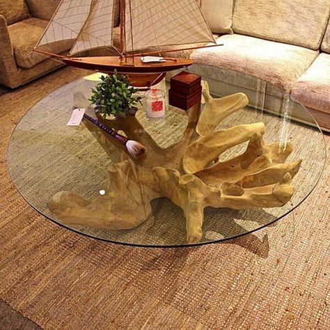 Love this coffee table tree root base... Tree Stump Coffee Table, Tree Trunk Coffee Table, Stump Coffee Table, Tree Trunk Table, Root Table, Tree Stump Table, Trunk Coffee Table, Trunk Table, Stump Table