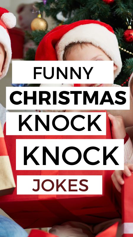 These funny Christmas knock knock jokes for kids will keep your family laughing all day long. The holiday is upon us and we are always looking for a little festive fun. Consider these Christmas jokes as a way to kick start any gathering that hosts little ones! Christmas Knock Knock Jokes, Knock Knock Jokes For Kids, Christmas Skits, Christmas Jokes For Kids, Christmas Riddles, Family Laughing, Funny Christmas Jokes, Lunchbox Jokes, Jokes Images