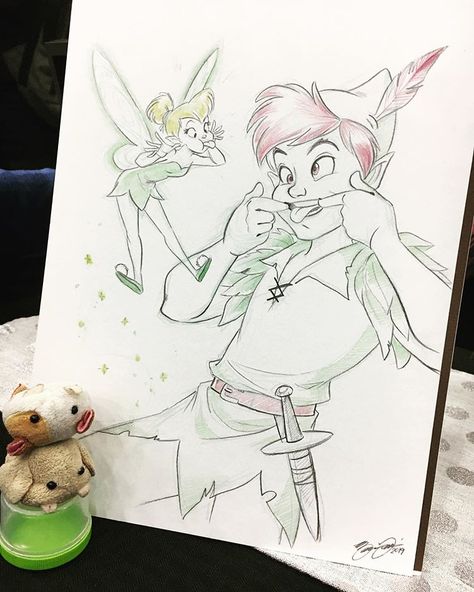 Brianna Garcia on Instagram: “#bronycon #peterpan #tinkerbell #sketch” Tinkerbell Sketch, Peter Pan Drawing, Tinkerbell Drawing, Brianna Garcia, Marvel Endgame, Animation Drawing Sketches, Tinkerbell Pictures, Easy Disney Drawings, Rapunzel Disney