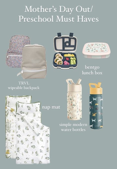 MDO + Preschool Must Haves mother’s day out, toddler must haves, toddler backpack, nap mat, kids lunch box, kids backpack, back to school, kids water bottle, simple modern, TRVL, bentgo Follow my shop @paisleyraegan on the @shop.LTK app to shop this post and get my exclusive app-only content! #liketkit #LTKSeasonal #LTKunder50 #LTKkids @shop.ltk https://liketk.it/4hIw6 Preschool Must Haves, Preschool Essentials, Toddler Must Haves, Water Bottle Simple, Toddler Daycare, Preschool Backpack, School Must Haves, Minimalist Kids, Toddler Essentials