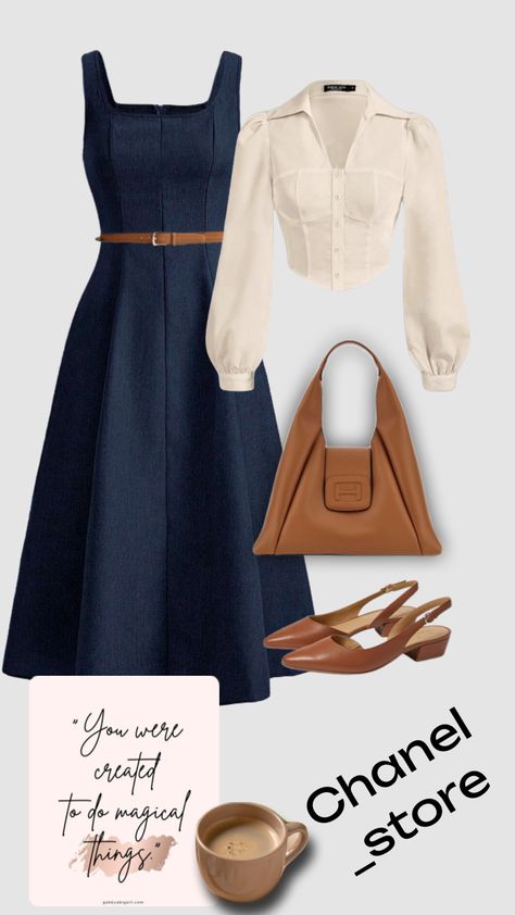 #fyp #outfit #oldmoney Modesty Outfits, Stylish Work Attire, Effortlessly Chic Outfits, Shein Outfits, Everyday Fashion Outfits, Dress Up Outfits, Classy Work Outfits, Stylish Work Outfits, Modest Fashion Outfits