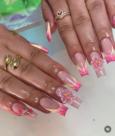 Trending Aesthetic, Nail Art Gel, Aesthetic Nails, Girly Acrylic Nails, French Acrylic Nails, Trending Pins, Vacation Nails, Soft Nails, Unique Acrylic Nails