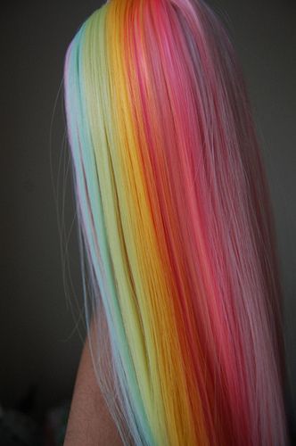 TEEEUS CABELOS ARCO-ÍRIS ME TRAVOU E ME ENLOUQUECEU Creative Hair Color, Rainbow Hair Color, Teal Hair, Hair Color Pastel, Multicolored Hair, Beautiful Hair Color, Hair Color Purple, Pretty Hair Color, Pastel Hair