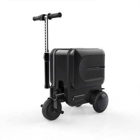 Suitcase Scooter, Portable Clothes Dryer, Innovative Gadget, Ride It, Travel Tech, Travel Suitcase, Carry On Suitcase, Suitcase Traveling, Electric Scooter