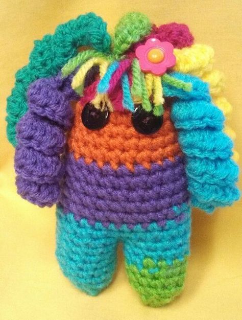 Rainbow Rachael Doll... Free Crochet Pattern! - ............Beatrice Ryan Designs............ Hobbies Crafts, Knit Toys, Lovey Pattern, Crochet Hack, Crochet Monsters, Crocheted Toys, Crochet Dolls Free Patterns, Easy Crochet Projects, Crochet Animals Free Patterns