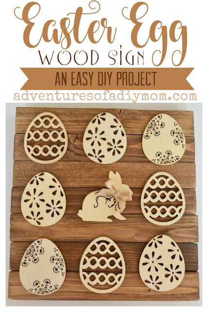 Diy Home Improvements, Diy Frühling, Quick And Easy Crafts, Wood Projects For Beginners, Wood Scraps, Easter Egg Crafts, Easter Eggs Diy, Wooden Eggs, Diy Spring