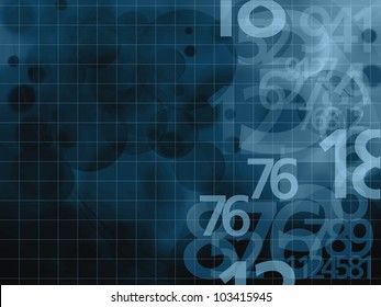 Number System Math, Tools Background, Math Drawing, Number System, Math School, Game Background, Dark Blue Background, School Math, Background Illustration