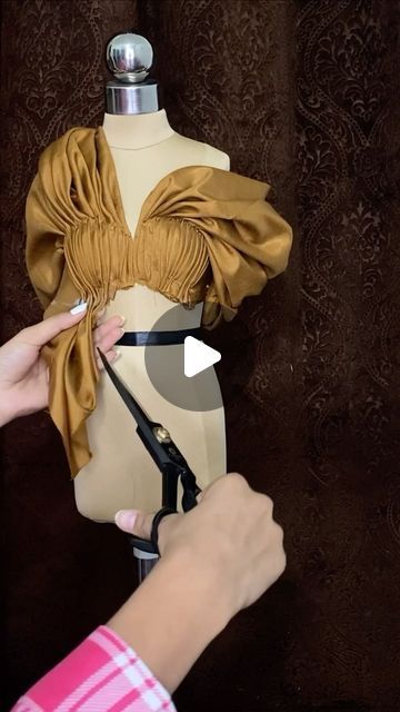 Ishika gupta on Instagram: "Draping technique 🫶#machine #fashiondesigners #sewingmachines #fashion-details #drapingdesigns #pattrenmaking #drafting #skirtlove" Draping Fashion Techniques, Luxury Draped Dress For Designer Wear, Piping Techniques Sewing, Dress Draping Techniques, Luxury Designer Wear Draped Gown, Fluting Draping Technique, Draping Ideas Fashion Pattern Making, Drape On Mannequin, Draping Ideas