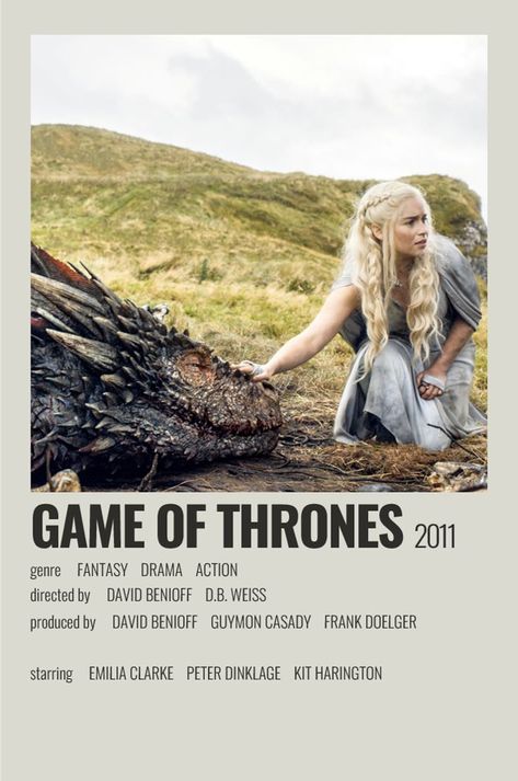 Game Of Thrones Polaroid, Minimalistic Polaroid Poster, Game Of Thrones Movie, Poster Game, David Benioff, Game Of Thrones Poster, Game Of Thrones Tv, Peter Dinklage, Polaroid Poster