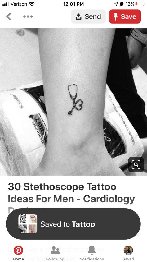 Stethoscope Tattoo, Fish Tattoos, Jesus Fish Tattoo, Tattoos, Quick Saves