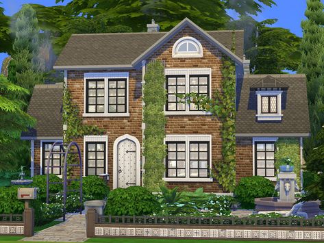 TSR - The Sims Resource - Over 1,047,000 FREE downloads for The Sims 4, 3, 2 and 1 Sims 4 Cottage, Sims 4 Houses Layout, Ivy Cottage, The Sims 4 Lots, Die Sims 4, Sims 4 House Plans, Sims 4 House Building, Sims 4 House Design, Casas The Sims 4