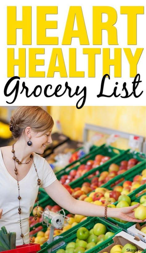 Grocery List Healthy, Cardiac Diet, Heart Healthy Eating, Heart Healthy Diet, Healthy Grocery List, Healthy Diet Tips, Best Diet Plan, Heart Healthy Recipes, Healthy Diet Plans