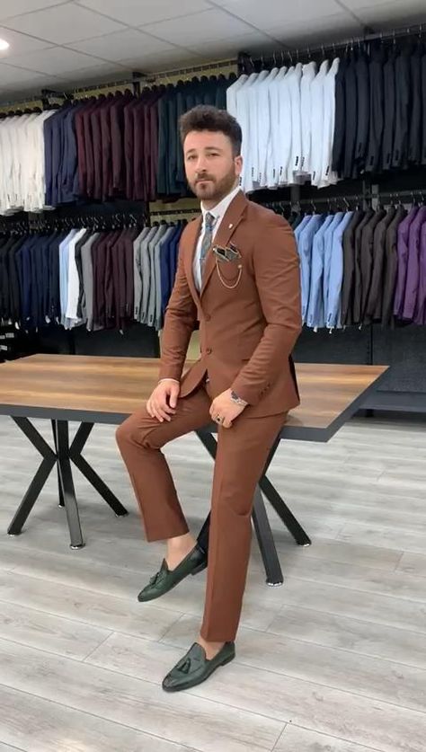 Latest Coat Pant For Men, Coat Pant For Men Suits Wedding, Brown Suit Wedding, Three Piece Suit Mens, Coat Pant For Men, Mens Suit Colors, Indian Wedding Suits Men, Suit Colors, Shop Tile