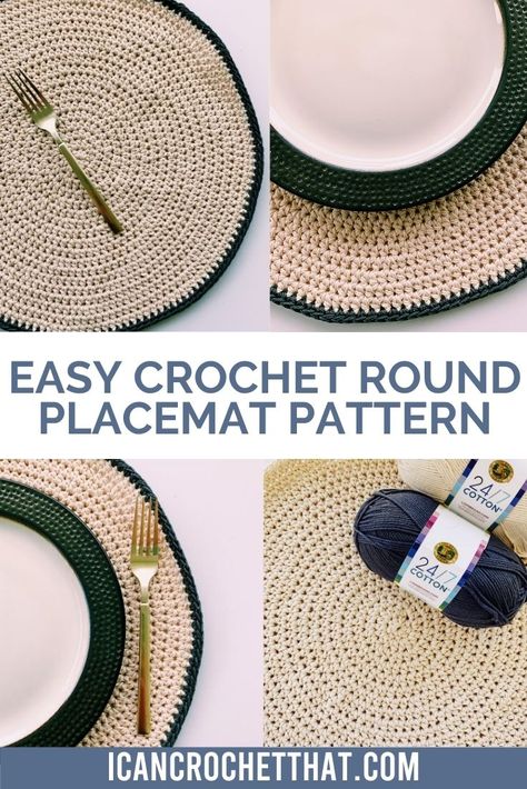 Crochet Placemat Pattern, Tablecloth Patterns, Modern Haken, Crochet Placemat, Spiral Crochet, Crochet Placemat Patterns, Crochet Placemats, Modern Crochet Patterns, Placemats Patterns