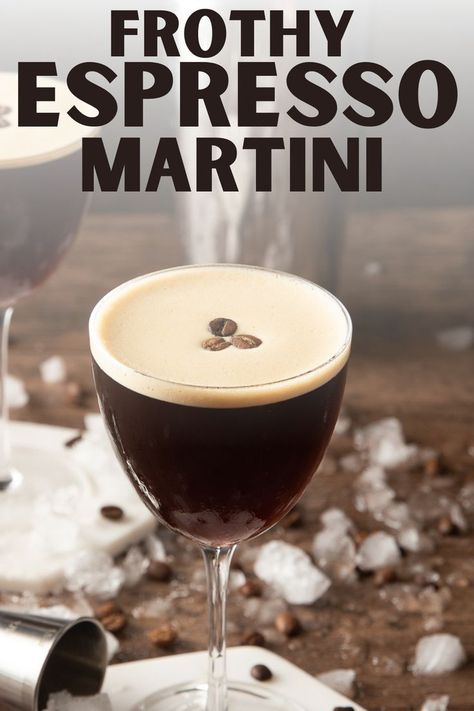 Espresso Simple Syrup, Frothy Espresso Martini, Espresso Martini Recipe Kahlua, How To Make Martini, Esspresso Martini, Best Espresso Martini, Colour Markers, Brown Sugar Simple Syrup, Espresso Martini Recipe