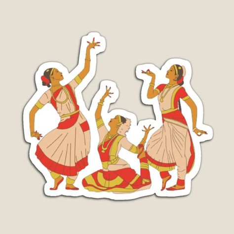 Desi Lady 👑 Get your hand on this beatiful sticker Bharatanatyam Dancer, Indian Classical Dancer, Dance Of India, Best Friend Birthday Cards, Cultural Dance, Dance Group, English Projects, Dance Poster, Indian Dance