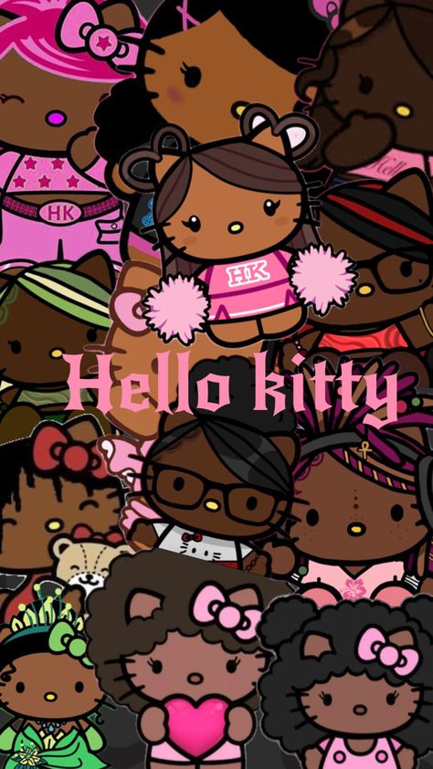 Black Cartoon Wallpaper Iphone, Hello Kitty Wallpaper Baddie, Baddie Hello Kitty Wallpaper, Ipad Wallpaper Cartoon, Hello Kitty Lockscreen Wallpaper, Hello Kitty Wall Paper, Cartoon Characters Wallpaper, Wallpaper Backgrounds Hello Kitty, Sanrio Wallpaper Aesthetic