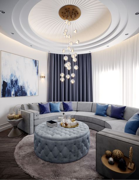 Neoclassical Interior Design, Luxury Ceiling Design, Neoclassical Interior, Palace Interior, Ceiling Design Living Room, Ceiling Design Modern, Hotel Interior Design, Living Room Ceiling, False Ceiling Design