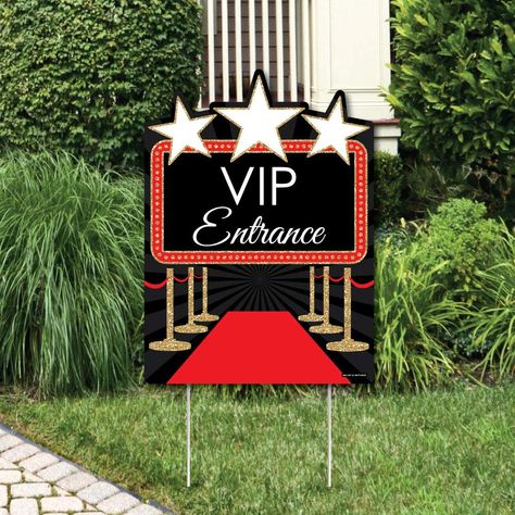 Vip Entrance, Red Carpet Theme Party, Prom Party Decorations, Office Themed Party, Hollywood Birthday Parties, Red Carpet Theme, Hollywood Party Decorations, Hollywood Birthday, Hollywood Party Theme