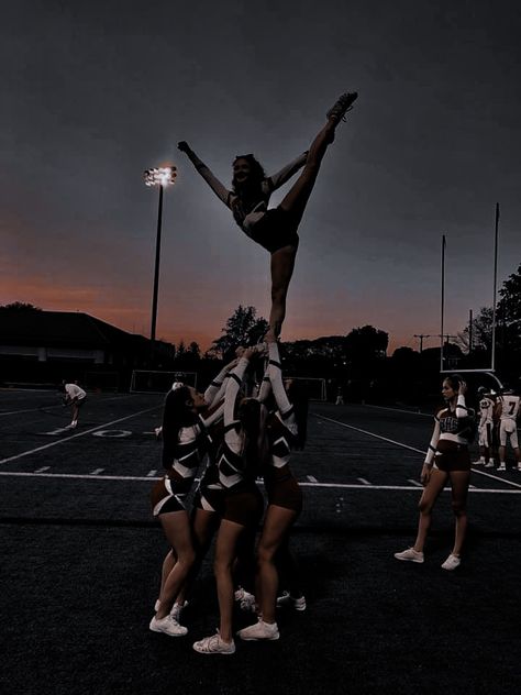 Black Cheerleader Aesthetic, Cheerleading Aesthetic, Cheerleader Aesthetic, Cheer Jumps, Cheer Aesthetic, Black Cheerleaders, Sport Life, Cheer Life, Cheer Stuff